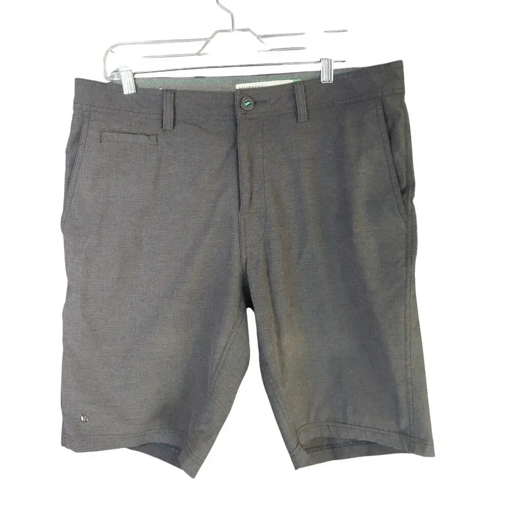 Linksoul Shorts‎ Mens 34 Gray Golf Lightweight Stretch